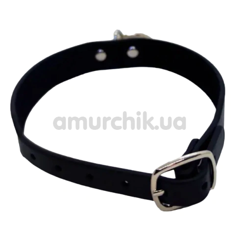 Ошейник DS Fetish Collar With Ring & Without Line, черный