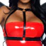 Портупея Leg Avenue Leather Bat Wing Body Harness, черная - Фото №3