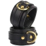 Фіксатори для рук і ніг Behave! Luxury Fetish Wrist To Thigh Cuff Set-Black, чорні - Фото №2