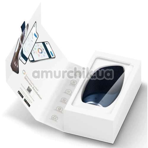 Ультразвукова щітка для обличчя Geske Sonic Thermo Facial Brush 6 in 1, синя