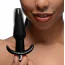 Анальная пробка с вибрацией Frisky Smooth Anal Plug, черная - Фото №5