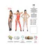 Комбинезон Passion Free Your Senses BS034, красный - Фото №4