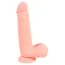 Фаллоимитатор Medical Silicone Dildo 20 см прямой, телесный - Фото №1