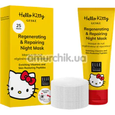 Регенерирующая и восстанавливающая ночная маска для лица Geske Regenerating & Repairing Night Mask, 50 мл - Hello Kitty Head - Фото №1