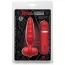 Анальная пробка с вибрацией Kink Silicone Vibrating Butt Plug, красная - Фото №6