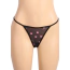 Комплект Star Night Sexy Black Lace Set With Heart Design, чорний: пеньюар + трусики-стрінги - Фото №8