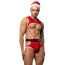 Костюм Санты JSY Sexy Lingerie 9132, красный: боди + ремень + головной убор - Фото №2