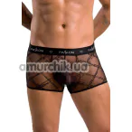 Мужские трусы-шорты Passion Free Your Senses Short James 032, черные - Фото №1