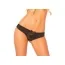 Трусики-стринги Lux Tux Micro & Mesh Bow Thong, черные - Фото №1