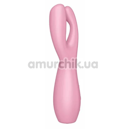 Кліторальний вібратор Satisfyer Threesome 3, рожевий