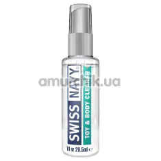 Антибактериальный спрей для очистки секс-игрушек и тела Swiss Navy Toy & Body Cleaner, 29.5 мл - Фото №1