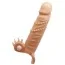 Насадка на пенис с вибрацией Pretty Love Penis Sleeve Connor, телесная - Фото №1