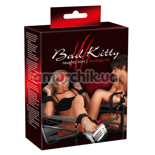 Бондажный набор Bad Kitty Fesselset, черный