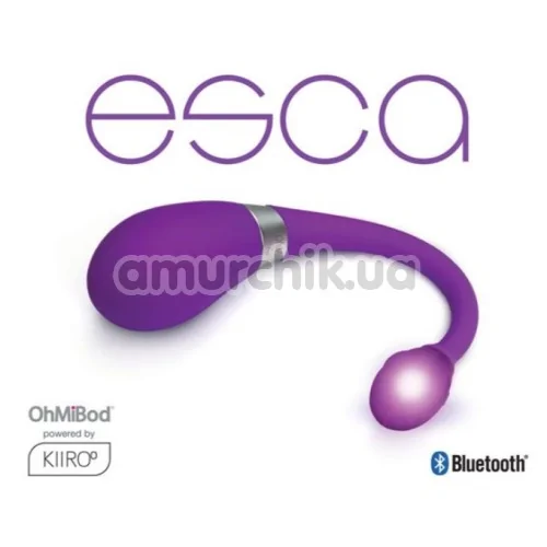 Віброяйце Ohmibod Esca 2 for Kiiroo, фіолетове