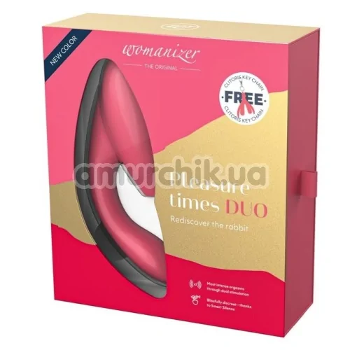 Вибратор Womanizer Duo, розовый