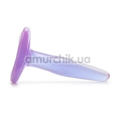 Анальная пробка Crystal Jellies Small, 10 см фиолетовая