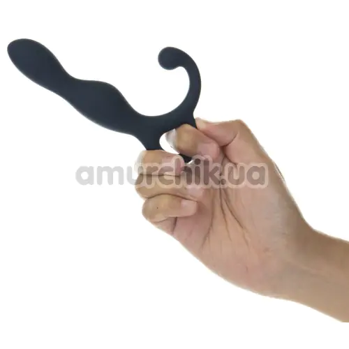 Стимулятор простаты Lux Active LX1 Silicone Anal Trainer + вибропуля Power Bullet, синий