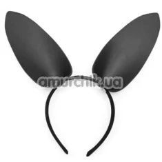 Ушки зайчика DS Fetish Bunny Headband, черные - Фото №1