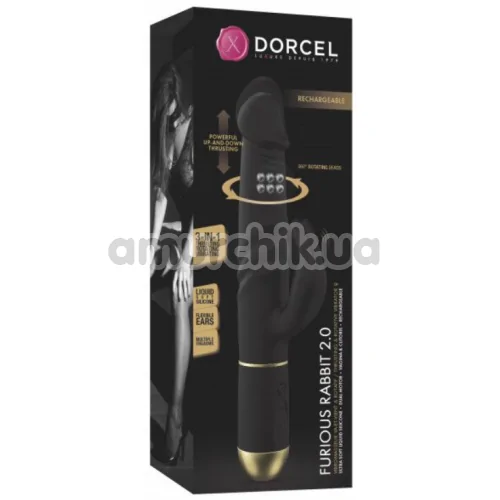Вибратор Dorcel Furious Rabbit 2.0, черный