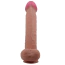 Фаллоимитатор Pretty Love Sliding Skin Mendel 10.2, коричневый - Фото №2