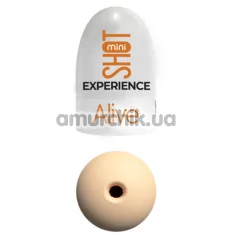 Мастурбатор Alive Mini Shot Experience, телесный - Фото №1