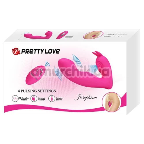 Вібратор кліторальний і точки G Pretty Love Josephine, рожевий