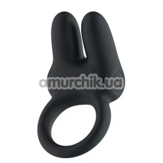 Виброкольцо для члена Passion Play Silicone Rabbit Vibrating Cockring Standard, черное - Фото №1