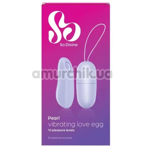 Виброяйцо So Divine Pearl, сиреневое