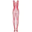 Комбинезон Obsessive Bodystocking N112, красный - Фото №8