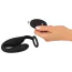 Вибростимулятор простаты с эрекционным кольцом Black Velvets Cock Ring With RC Butt Plug, черный - Фото №8