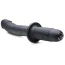 Анальний вібратор Ass Thumpers The Large Realistic 10X Silicone Vibrator With Handle, чорний - Фото №4