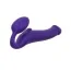 Безременевий страпон Strap-On-Me Silicone Bendable Strap-On L, фіолетовий - Фото №2