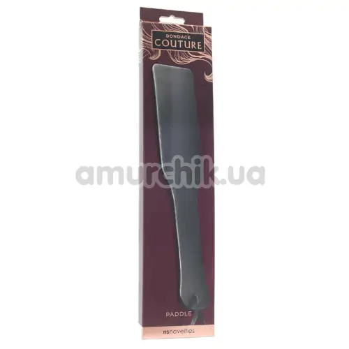 Шлепалка Bondage Couture Paddle, черная