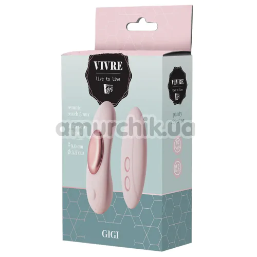 Клиторальный вибратор Vivre Gigi, розовый