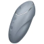 Клиторальный вибратор с пульсацией Satisfyer Tap & Climax 1, серо-голубой - Фото №1