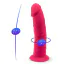 Фалоімітатор Silexd Premium Silicone Dildo Model 2 Size 6, рожевий - Фото №5