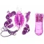Вибратор-бабочка Trinity Vibes 10 Function Vibrating Butterfly Harness, розовый - Фото №1