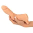 Мастурбатор-насадка Nature Skin 2in1 Extension+Masturbator Large, телесный - Фото №8
