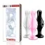 Анальна пробка Lovetoy Glass Romance GS17, чорна - Фото №6