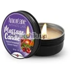 Масажна свічка Amoreane Massage Candle Tropical Temptation - тропічні фрукти, 30 мл - Фото №1