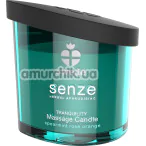Свеча для массажа Senze Soothing Massage Candle - мята/роза/апельсин, 150 мл - Фото №1