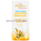 Массажный лубрикант MyLove Aroma Series Personal Lubricant 2in1 Passion Fruit - маракуйя, 4 мл - Фото №1