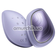 Ультразвуковий масажер-маска для обличчя Geske Sonic Warm & Cool Mask 9 in 1, бузковий - Фото №1