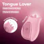 Клиторальный вибратор с подвижным язычком Satisfyer Tongue Lover, розовый - Фото №8