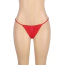 Трусики-стрінги Star Night Rhinestone Panties With Crystals, червоні - Фото №5