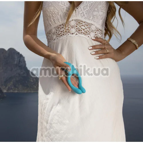 Вибратор Cala Azul Dani Couples Vibrator, голубой