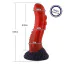 Фаллоимитатор-насадка Hismith Silicone Dildo Monster Series 8.35, красный - Фото №7