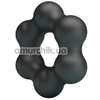 Ерекційне кільце Crazy Bull Super Soft Silicone Clauzell, чорне - Фото №1