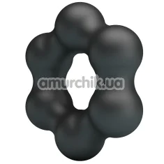 Ерекційне кільце Crazy Bull Super Soft Silicone Clauzell, чорне - Фото №1