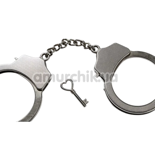 Наручники DS Fetish Luxury Metal Handcuffs, срібні
